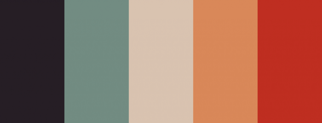 aesthetic boho color palette