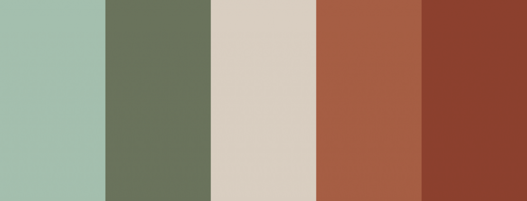 boho neutral color palette