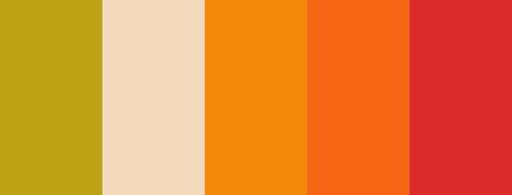 70s color palette codes