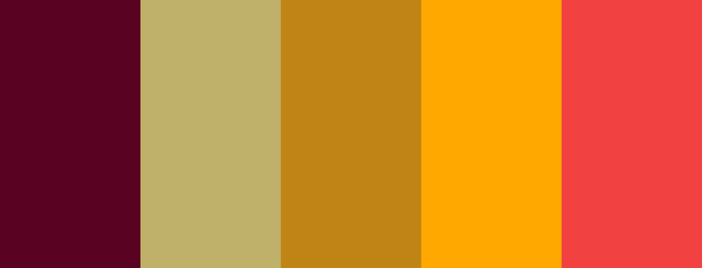 70s color palette hex