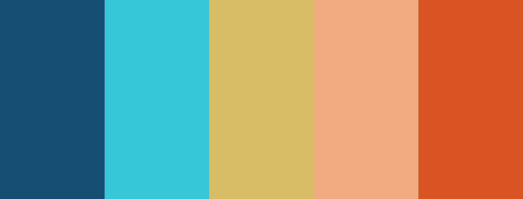 70's fashion color palette