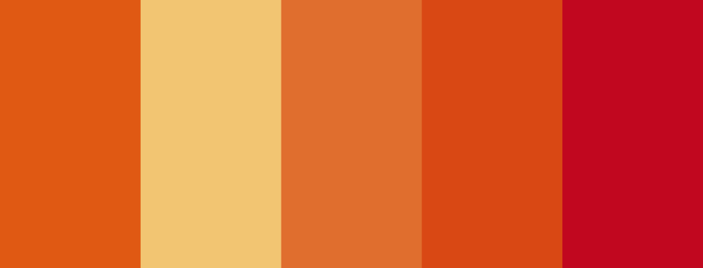 70s retro color palette