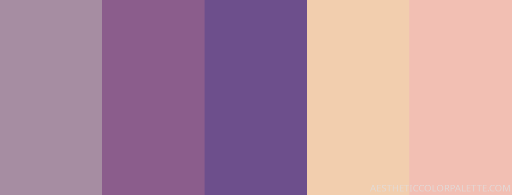 Light violet color palette