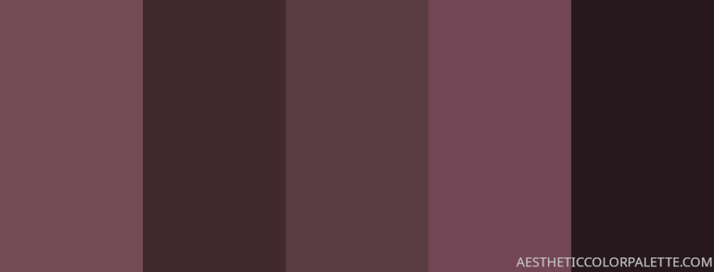 color palette mauve