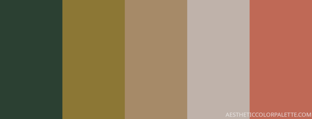 dark tropical color palettes