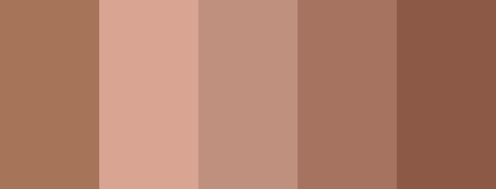 earthy pastel color palette