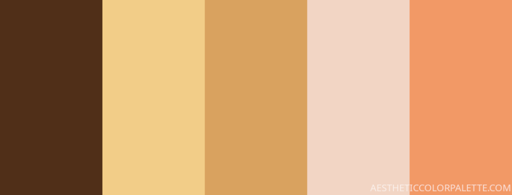 neutral tropical pastel color palette