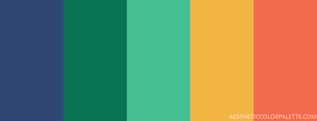 popular tropical color palettes