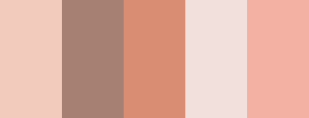 terracotta pastel color palette