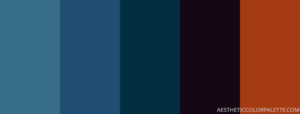 Blue black color values