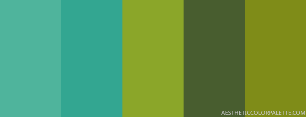 Blue green HTML color codes