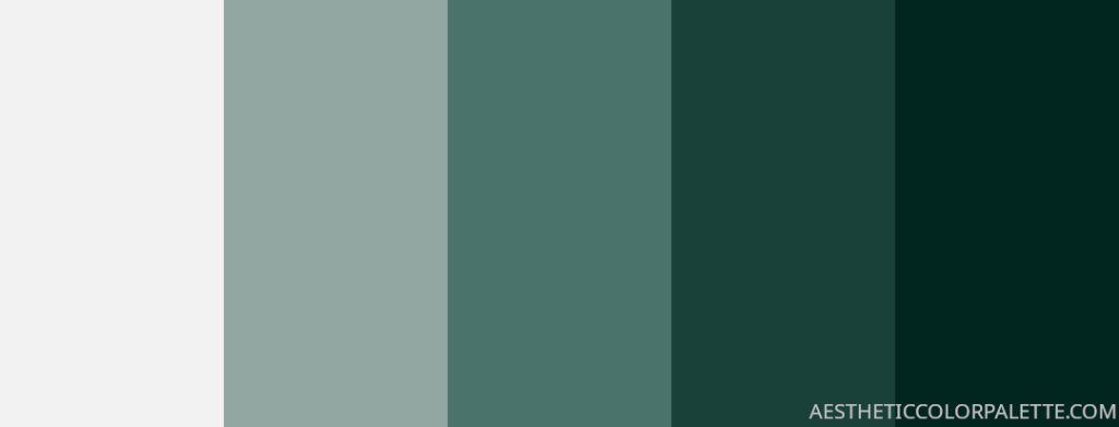 Blue green color scheme 