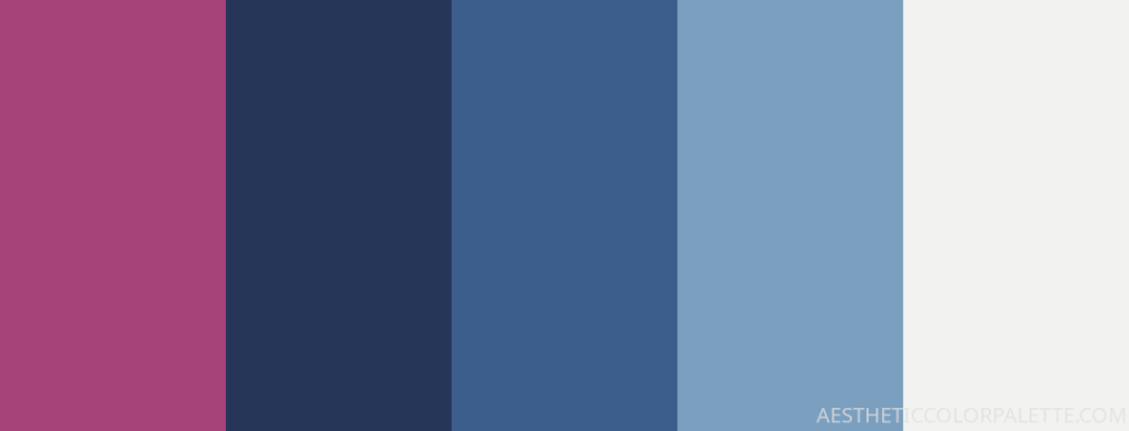 Blue white color combinations 