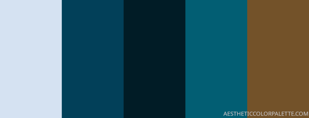 Dark blue color swatches