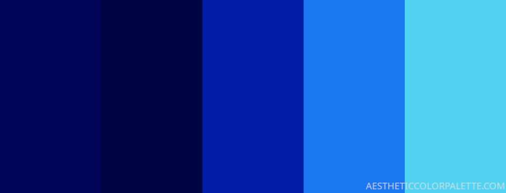 Deep sapphire blue color code