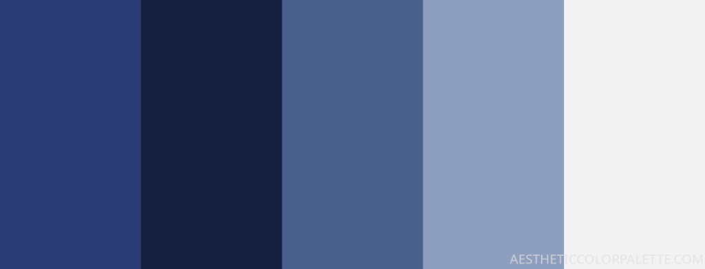 Delft blue HTML color values