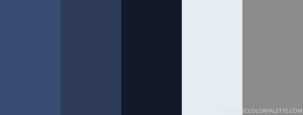 Elegant blue color palette ideas