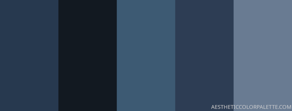 Gray blue color scheme for house