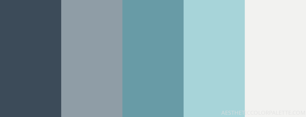 Grey sky blue paint swatches
