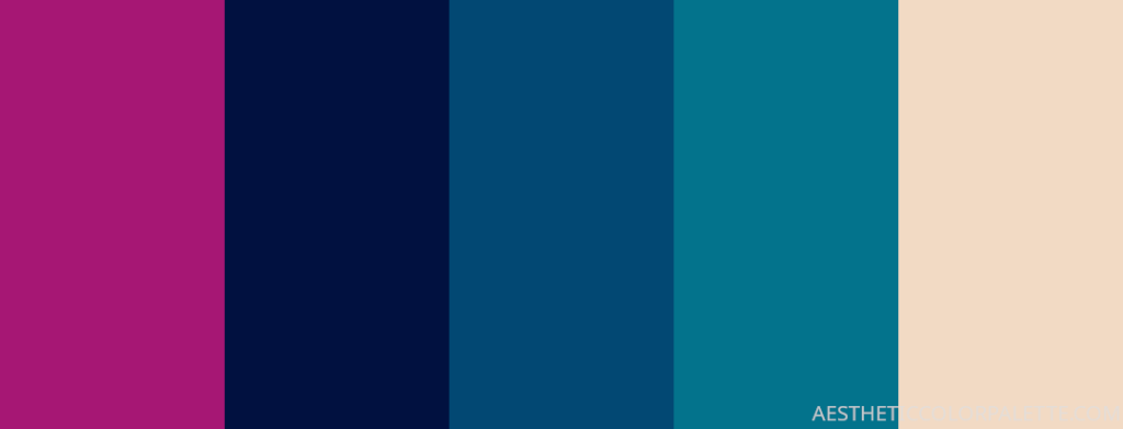 Ink blue color palette
