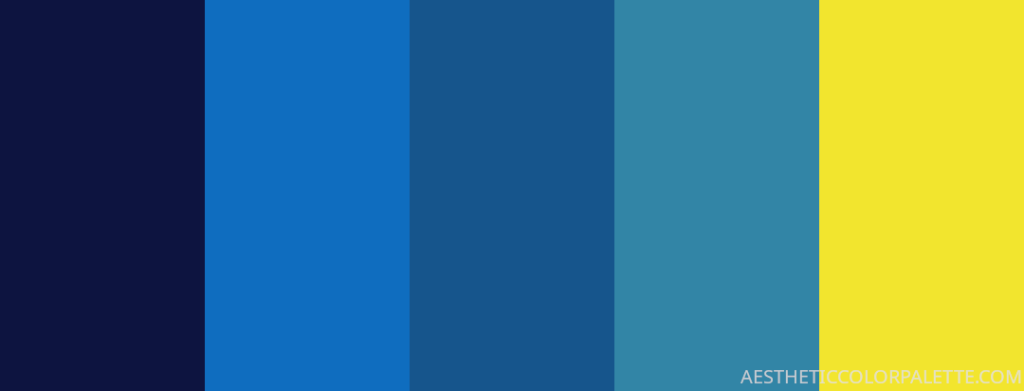 Marine blue color combinations