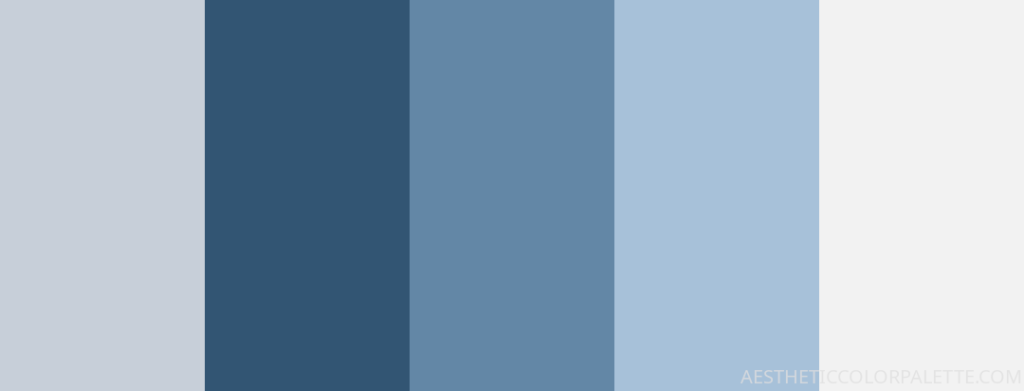 Marine blue color palette code