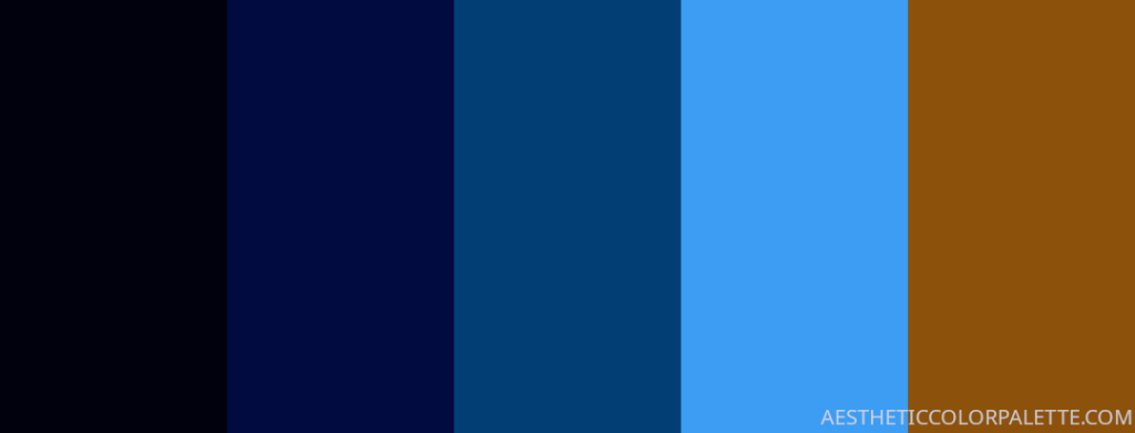 Marine blue color scheme inspiration