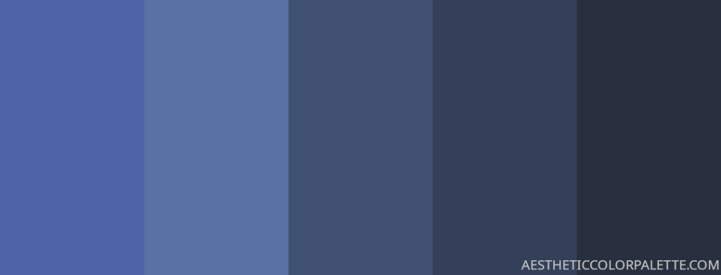 Minimal blue HTML color codes