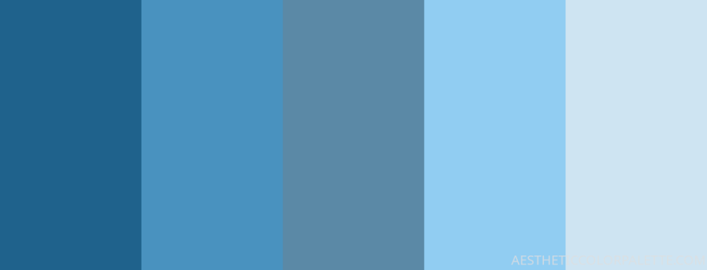 Minimal blue color combinations