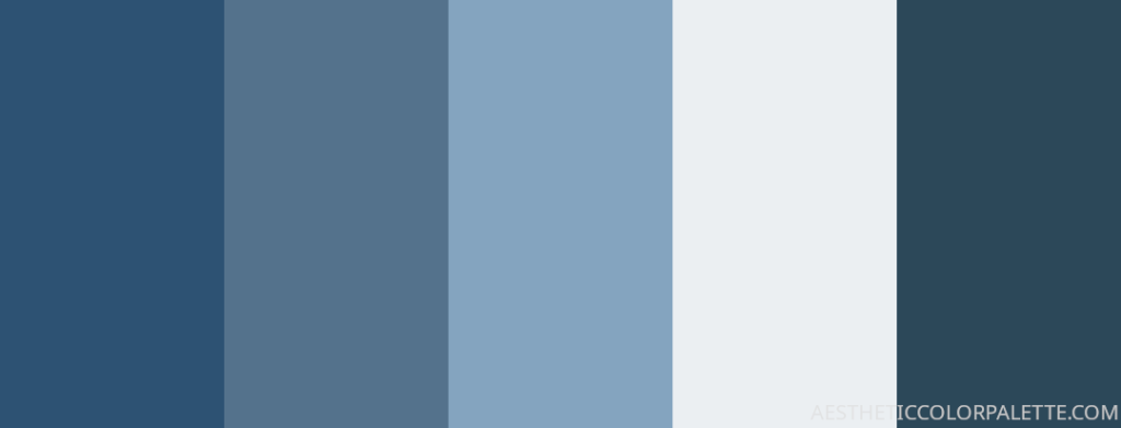 Minimal blue color tones