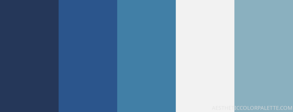 Navy blue color palette numbers