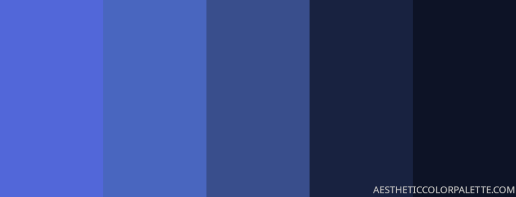 Navy blue color swatches