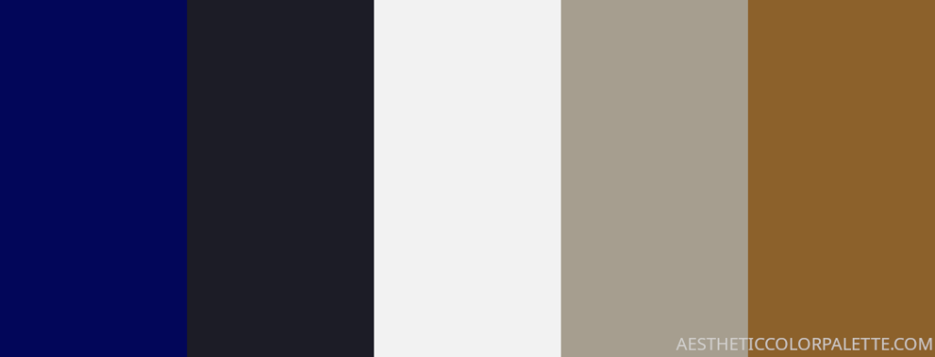 Navy blue tones and shades