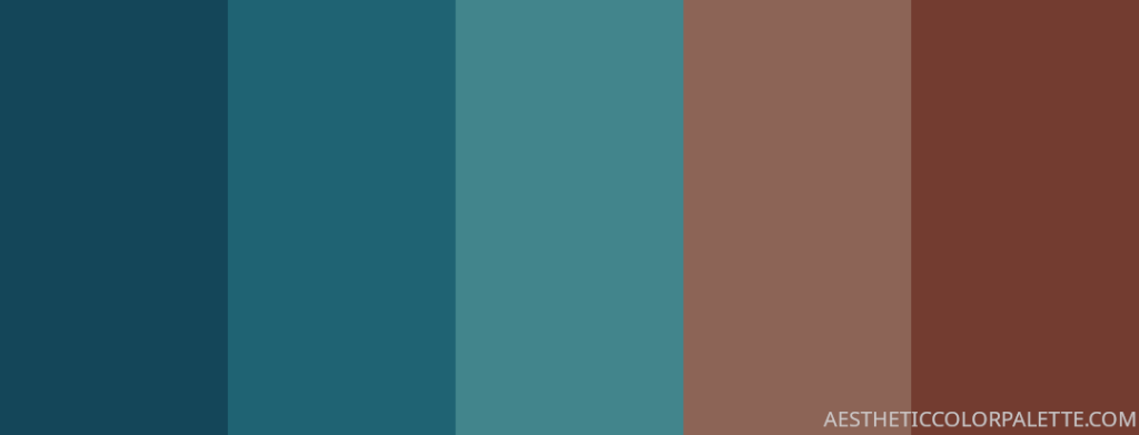 Oxford and blue color palette numbers