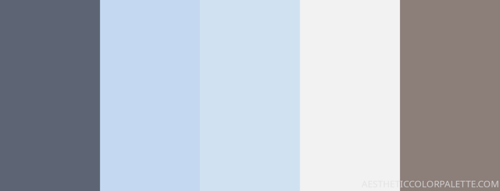 Pastel and blue HTML color codes