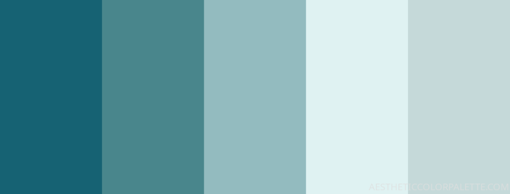 Pastel and blue color palette numbers