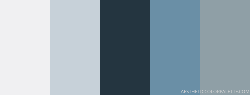 Pastel and blue color scheme
