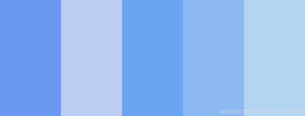 Retro blue color combinations