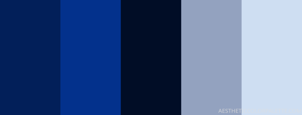 Sapphire blue color code values