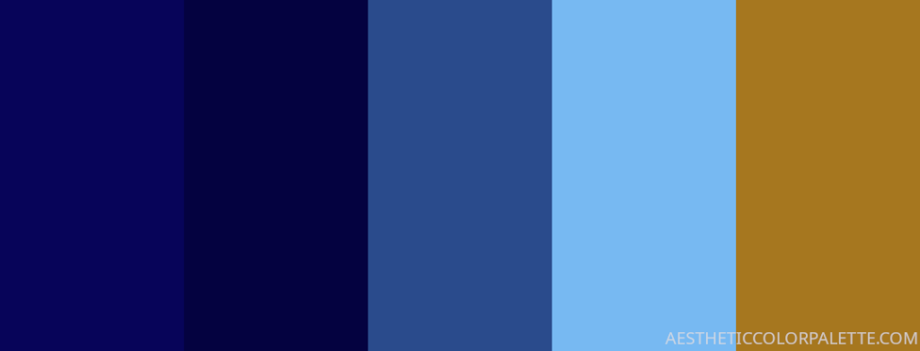 Sapphire blue color scheme ideas