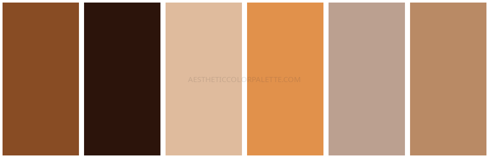 Almond color palette 1