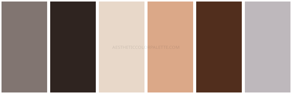 Almond color palette shades 1