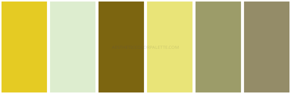 Banana color palette numbers