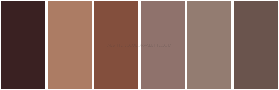 Brown aesthetic color values