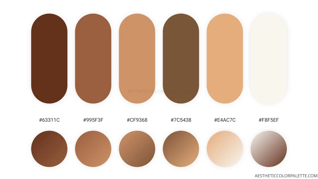 Camel skin hex swatches