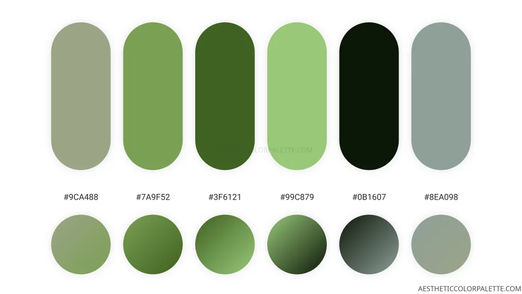 Grass color scheme codes