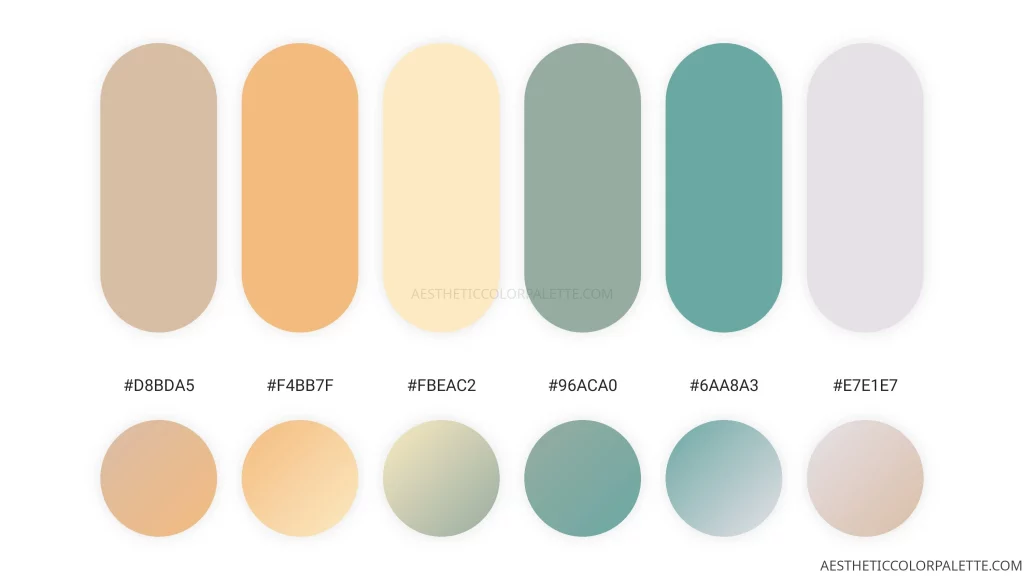 Heavenly palette codes inspiration