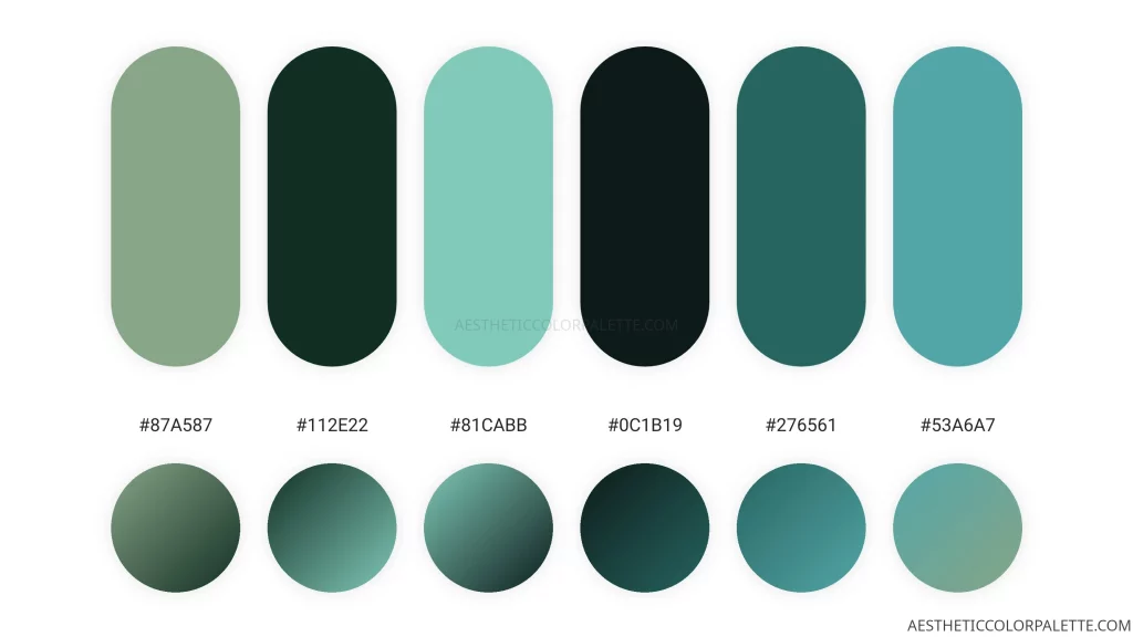 Marine color palette code