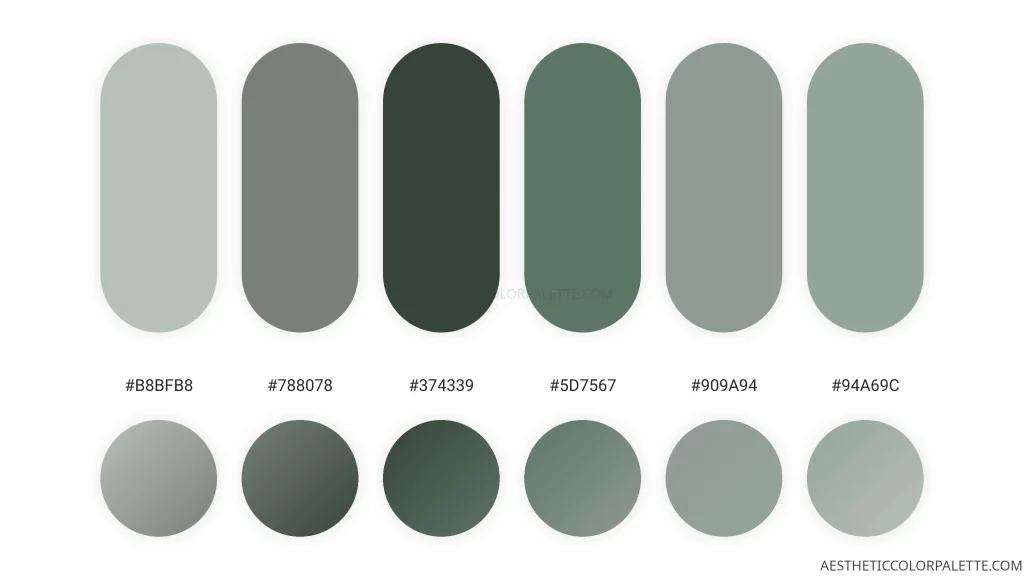 Moss green color scheme ideas