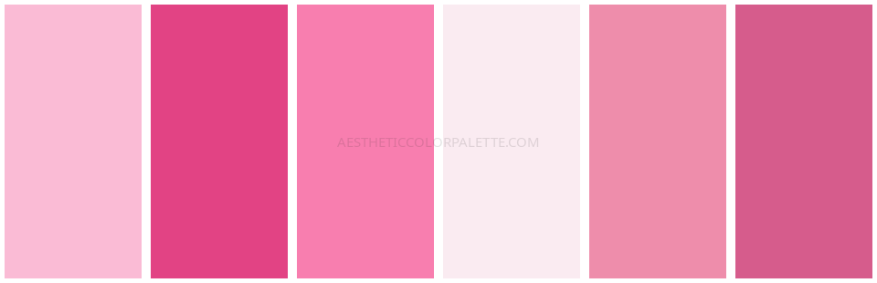 Pastel aesthetic color palette code